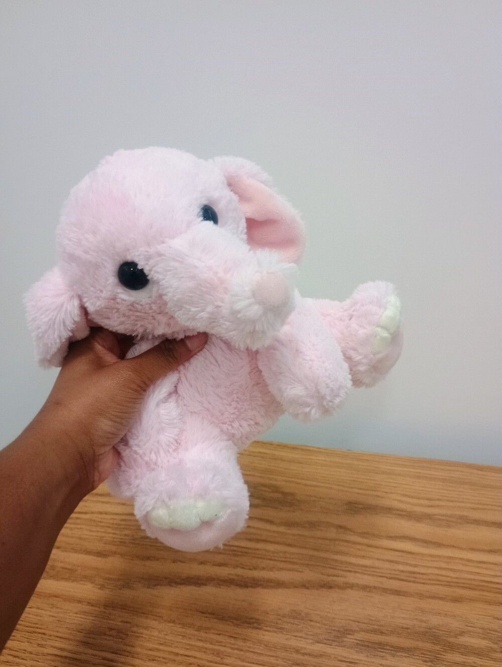 Aurora - 9" Lil Benny Phant, Light Pink Baby Elephant Lovey Beanie Soft  Plush - Picture 7 of 10